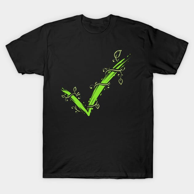 Green Hook For Yes To Vegetarianism And Veganism - Go Vegan T-Shirt by SinBle